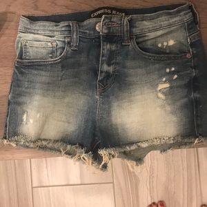 Express jean shorts